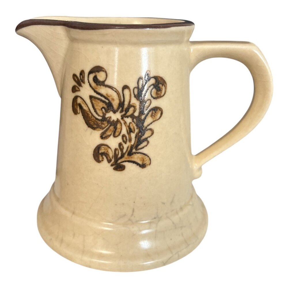 Vintage Pfaltzgraff Village 6-24 Creamer – 5 inch Tall Stoneware 1976–1987